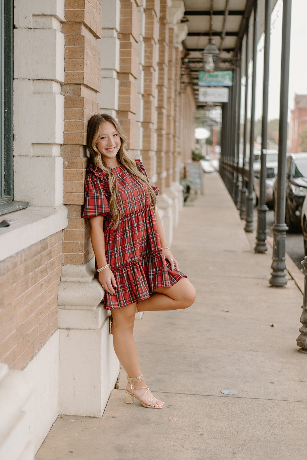 Red Plaid Babydoll Dress - Result: Tartan Babydoll Dress in Red Plaid