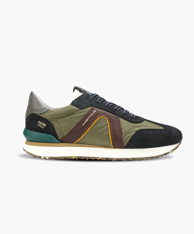 Rhome Retro Runner Mens Sneaker - Navy Khaki