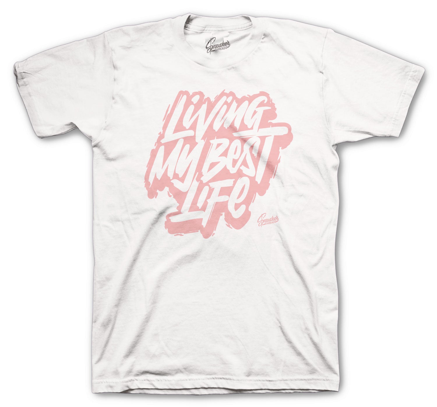 Rose Gold Air Max 90 Shirt - Living Life - White