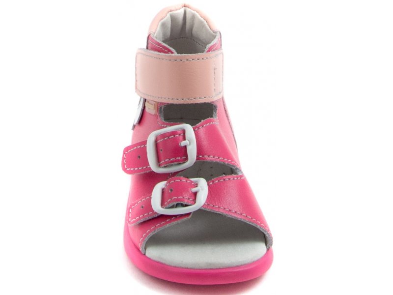 Sandals 15-104-9 - Genuine Leather, High Sole - Boys and Girls