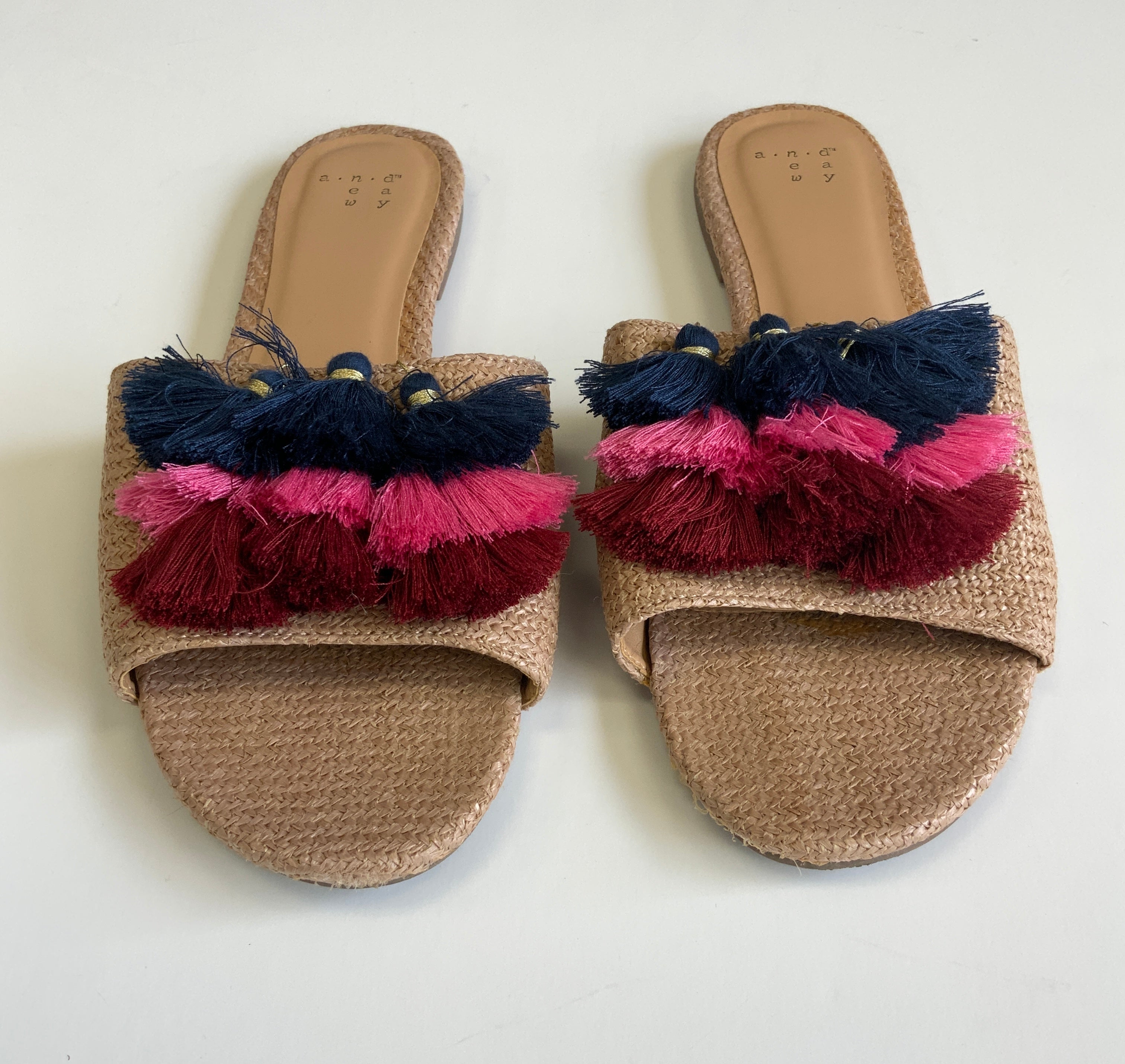 Sandals Flats 8.5 Size.