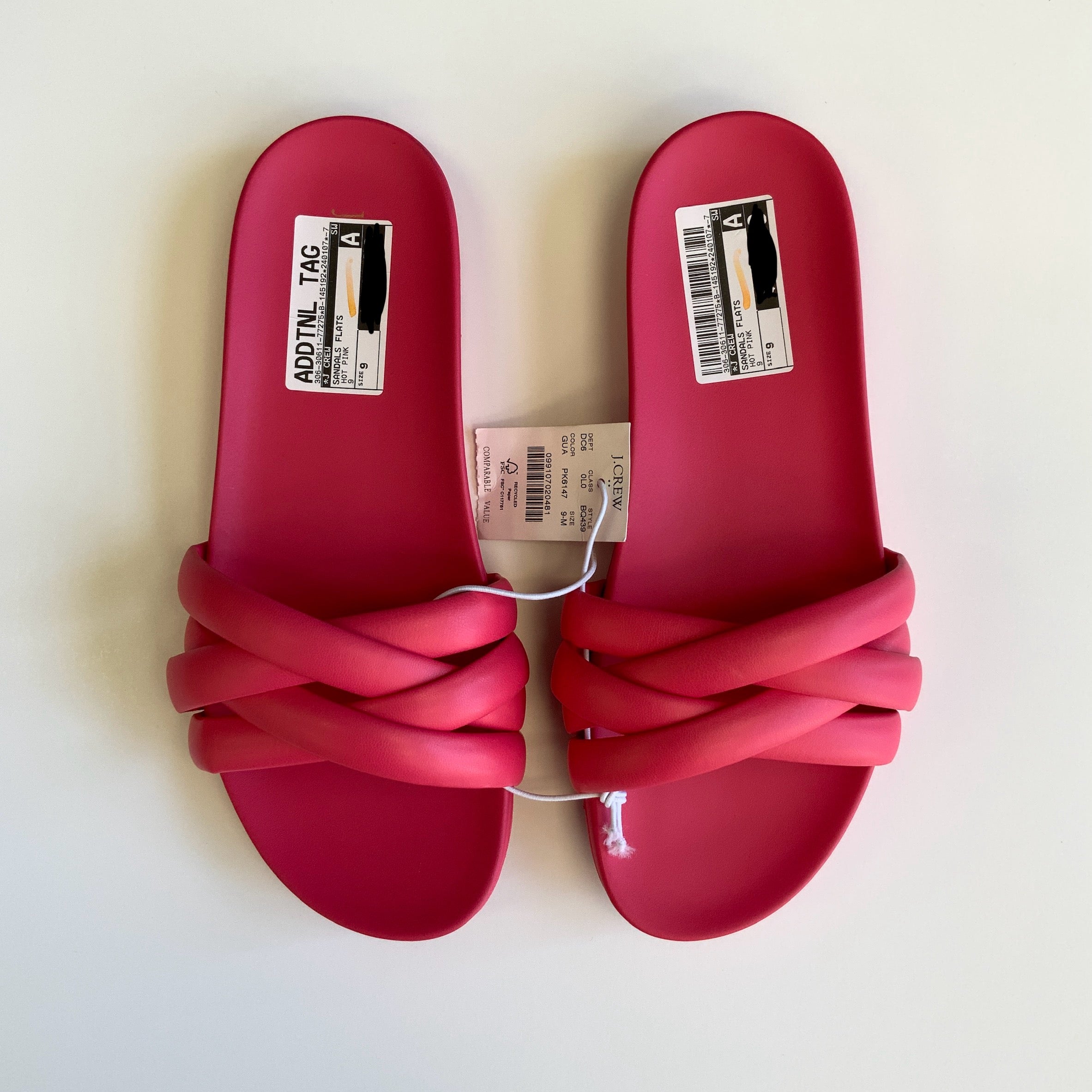 Sandals Flats J Crew Size 9