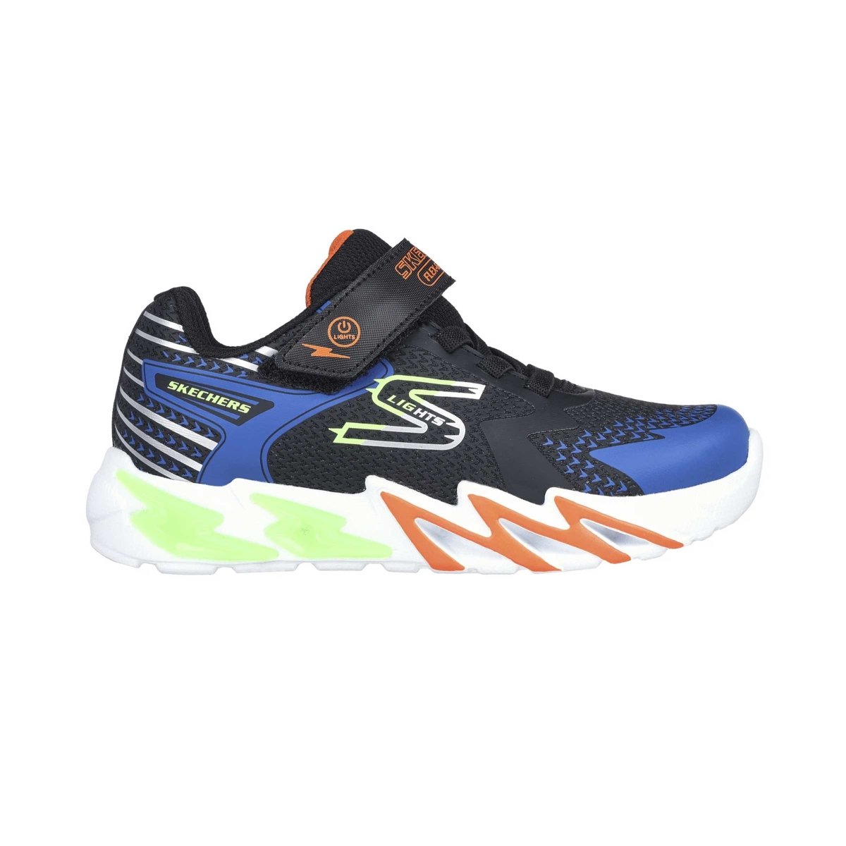 Skechers Preschool 400138LBKBL S Lights Flex-Glow Bolt