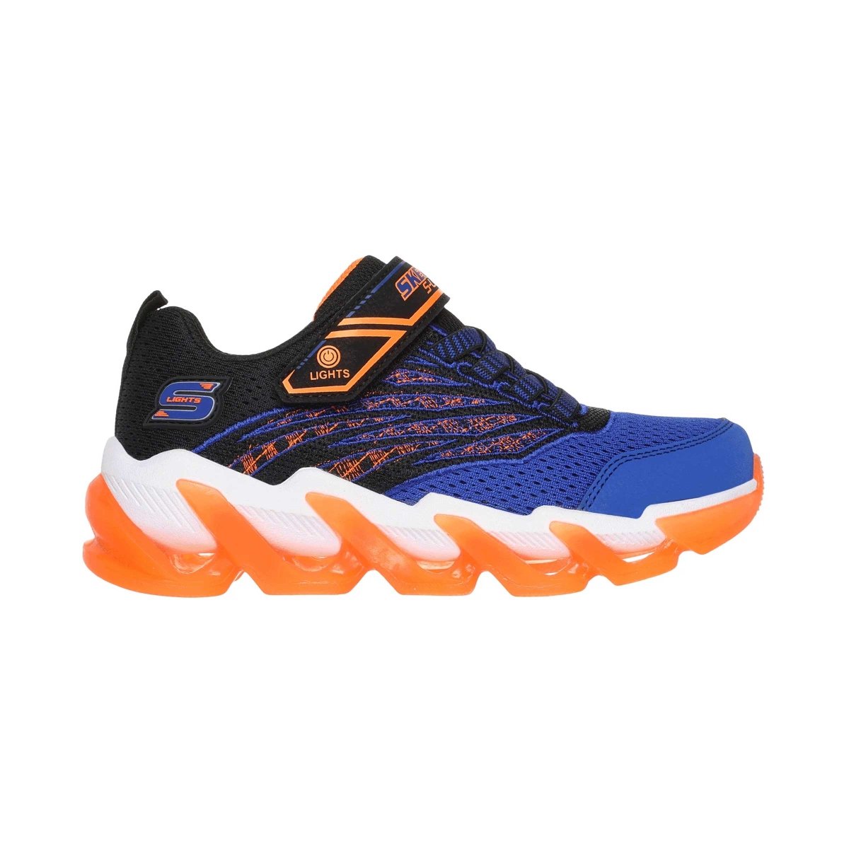 Sketchers PS Mega Surge Black/Orange/Blue S Lights