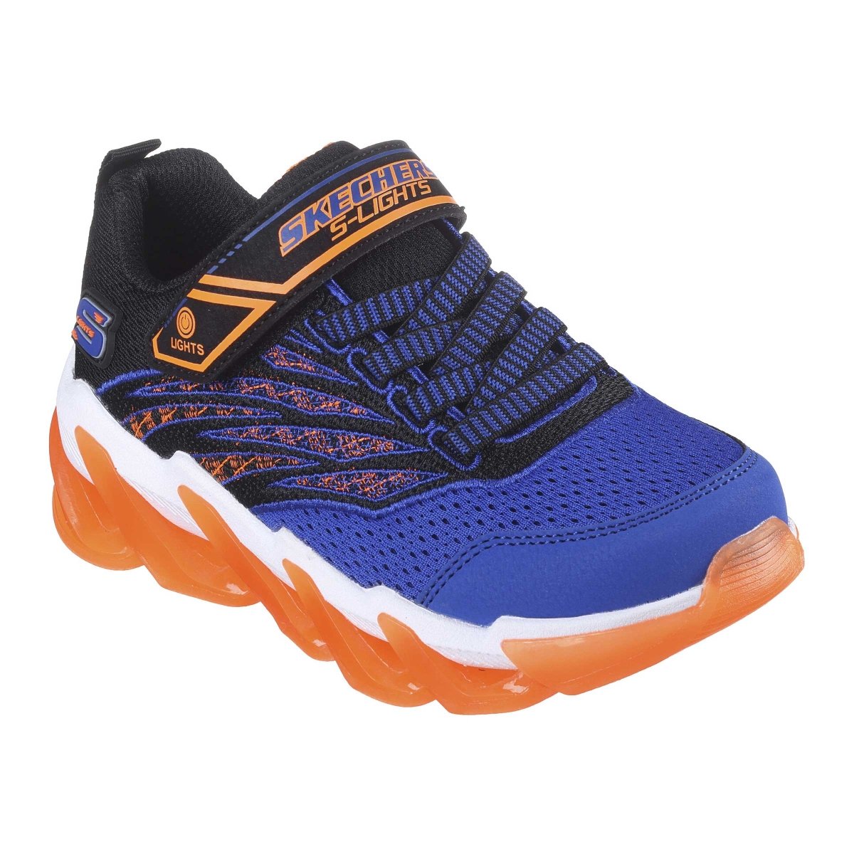 Sketchers PS Mega Surge Black/Orange/Blue S Lights