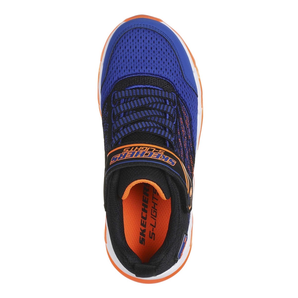 Sketchers PS Mega Surge Black/Orange/Blue S Lights