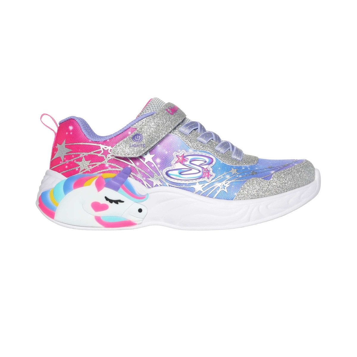 Sketchers PS Unicorn Dreams S-Lights | Girls Light-Up Sneakers