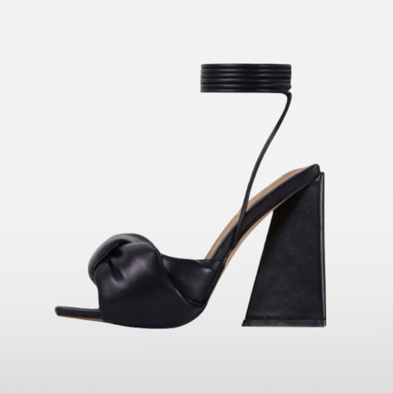 Square Toe Sandals Ankle Heel - Square Toe Sandals with Ankle Strap Heel