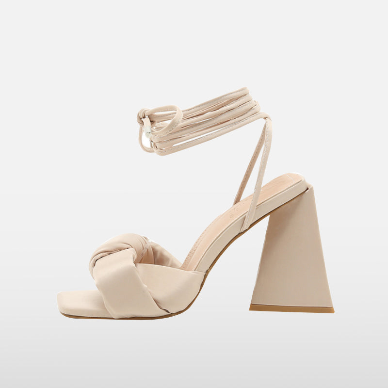 Square Toe Sandals Ankle Heel - Square Toe Sandals with Ankle Strap Heel