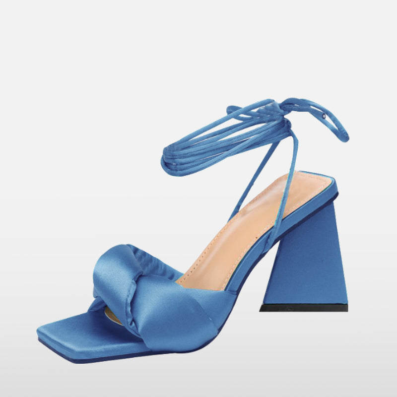 Square Toe Sandals Ankle Heel - Square Toe Sandals with Ankle Strap Heel