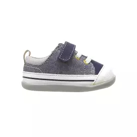 Stevie Blue Denim Shoes for Toddlers by See Kai Run