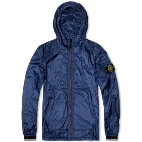 Stone Island Micro Rip Stop Primaloft Hooded Jacket in Navy