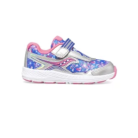 Sure, here's the result: Saucony Ride 10 Toddler Shoes - Silver/Pink