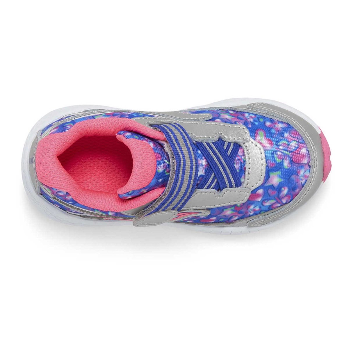 Sure, here's the result: Saucony Ride 10 Toddler Shoes - Silver/Pink