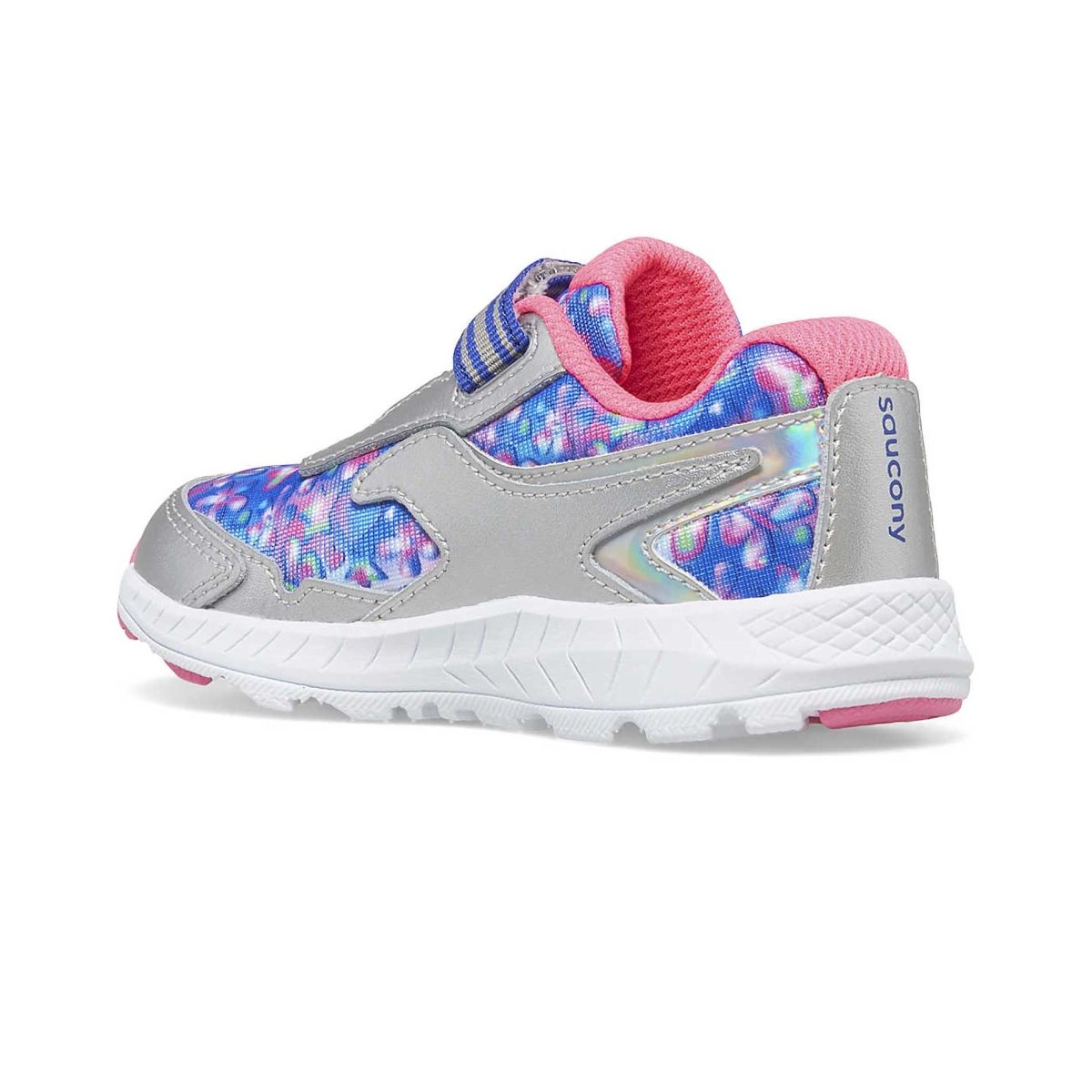 Sure, here's the result: Saucony Ride 10 Toddler Shoes - Silver/Pink