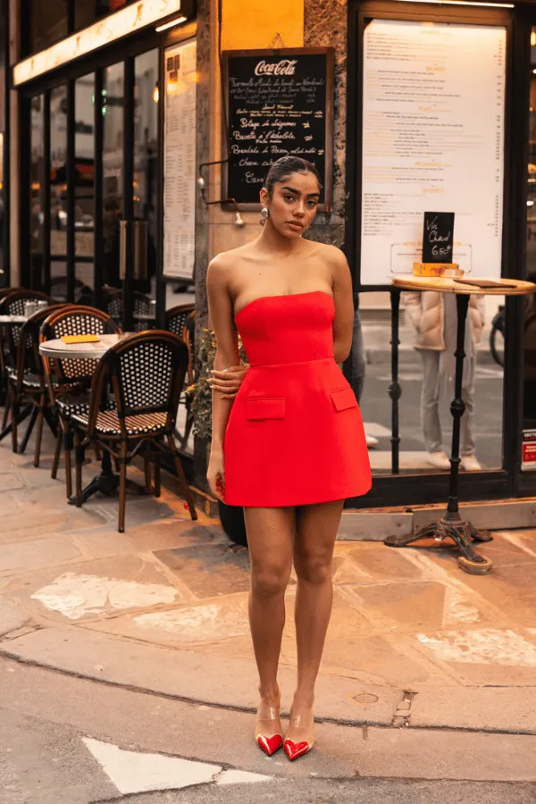 The Best Red Strapless Dress - Ultimate Muse Collection