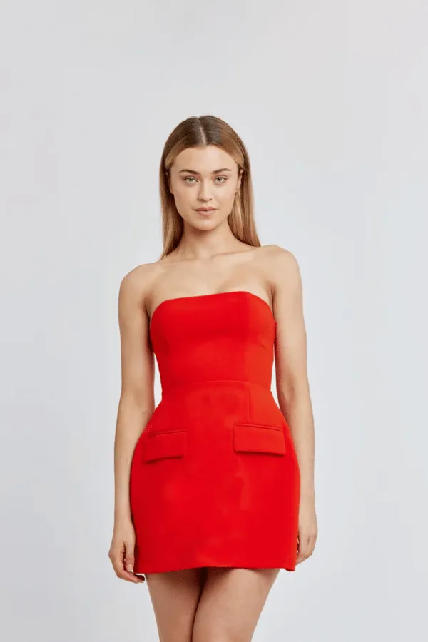 The Best Red Strapless Dress - Ultimate Muse Collection