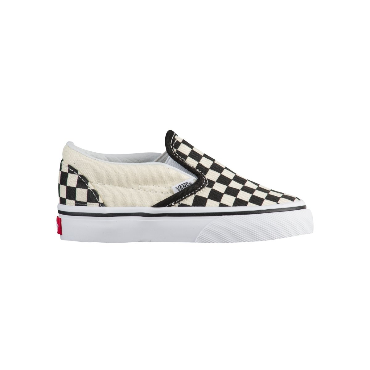 Vans Checkerboard Slip-On Black/White Toddlers Shoes