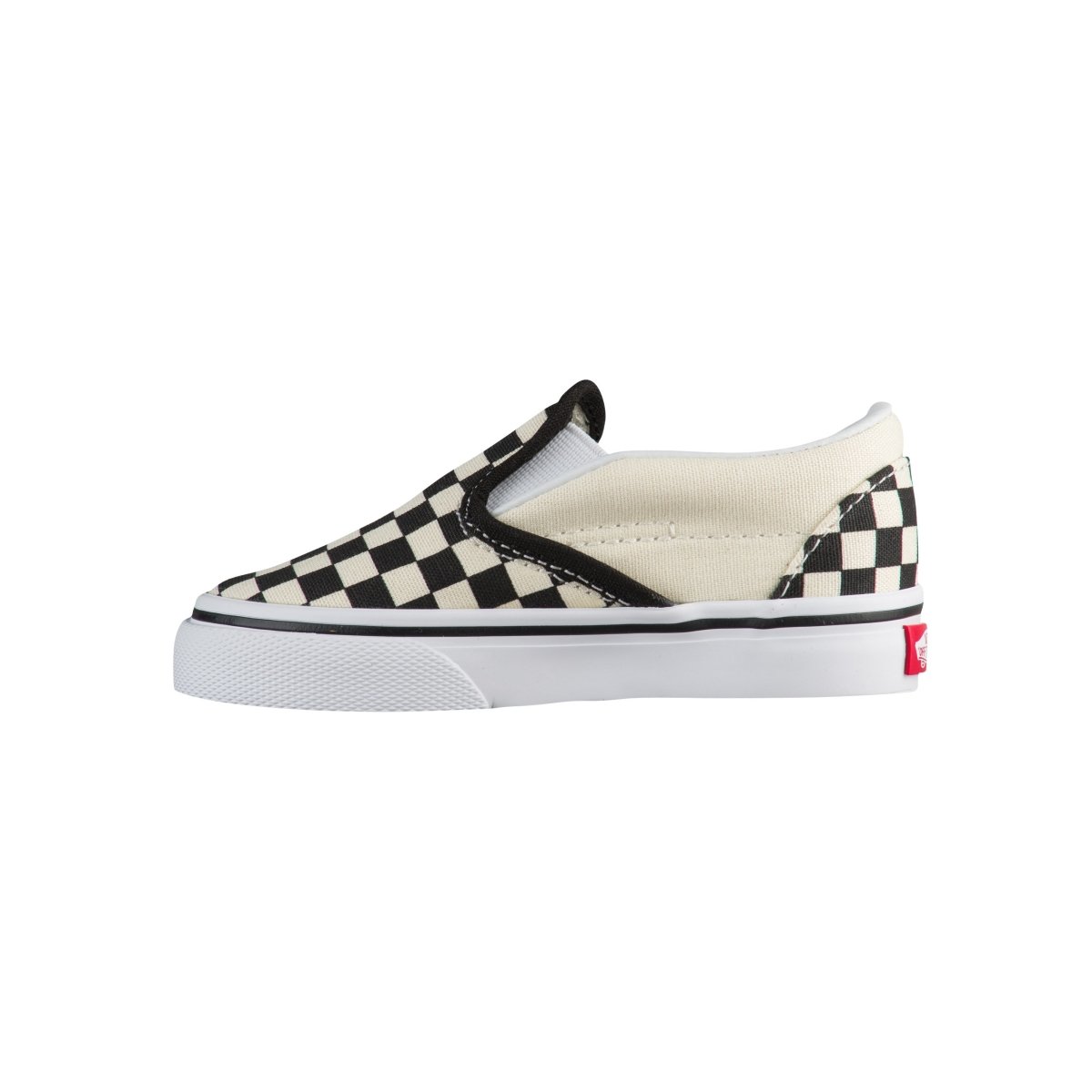 Vans Checkerboard Slip-On Black/White Toddlers Shoes