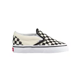 Vans Checkerboard Slip-On Black/White Toddlers Shoes