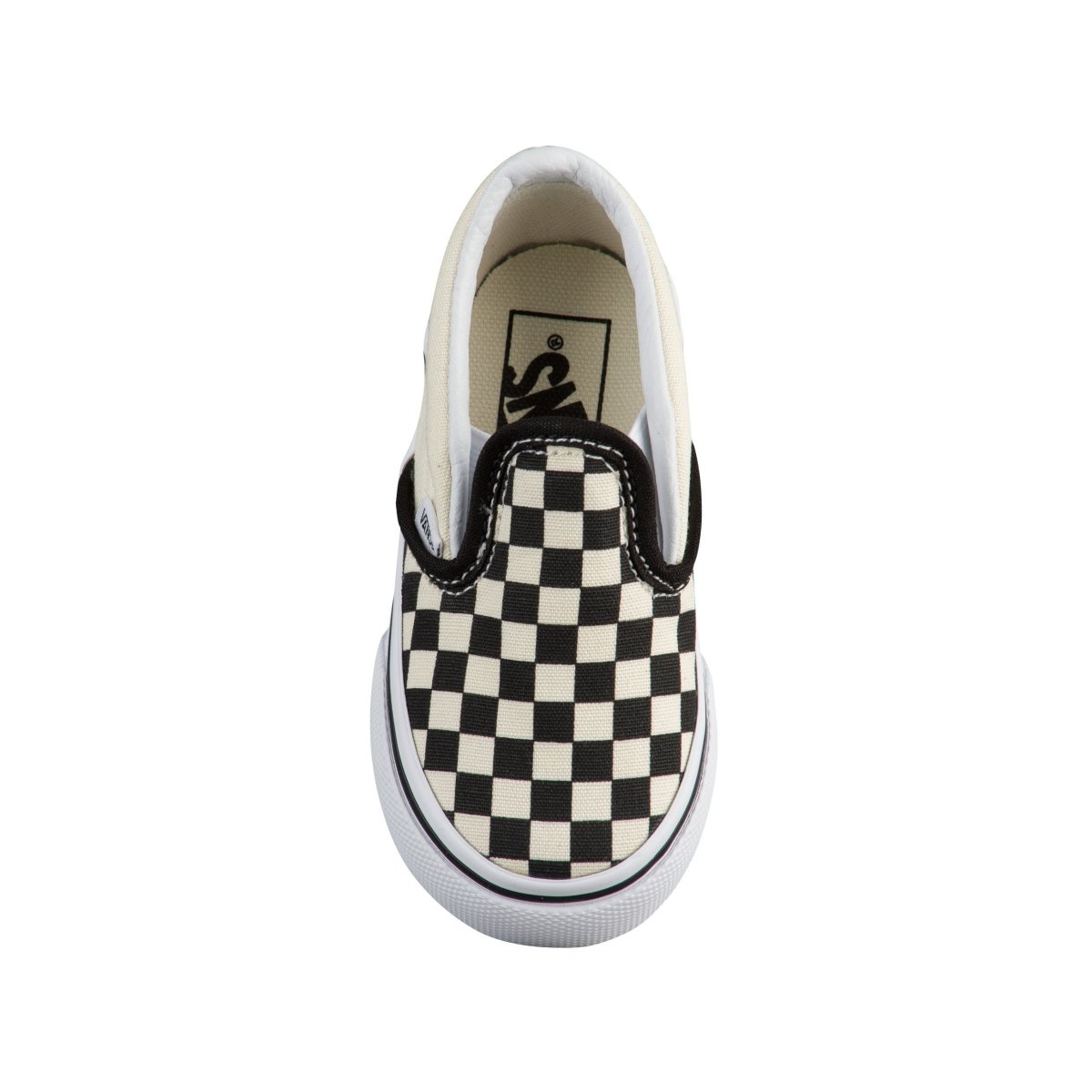 Vans Checkerboard Slip-On Black/White Toddlers Shoes