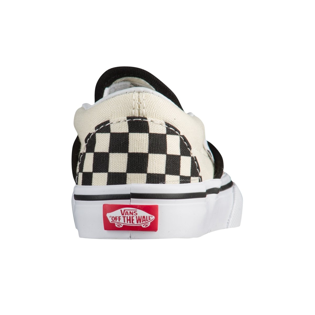 Vans Checkerboard Slip-On Black/White Toddlers Shoes