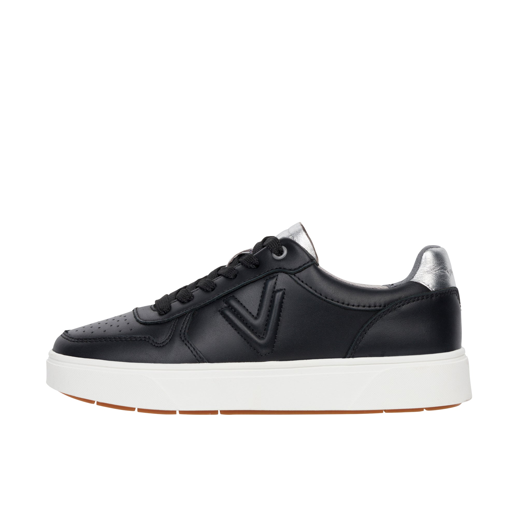 Vionic Women's Court Sneaker - Black Silver