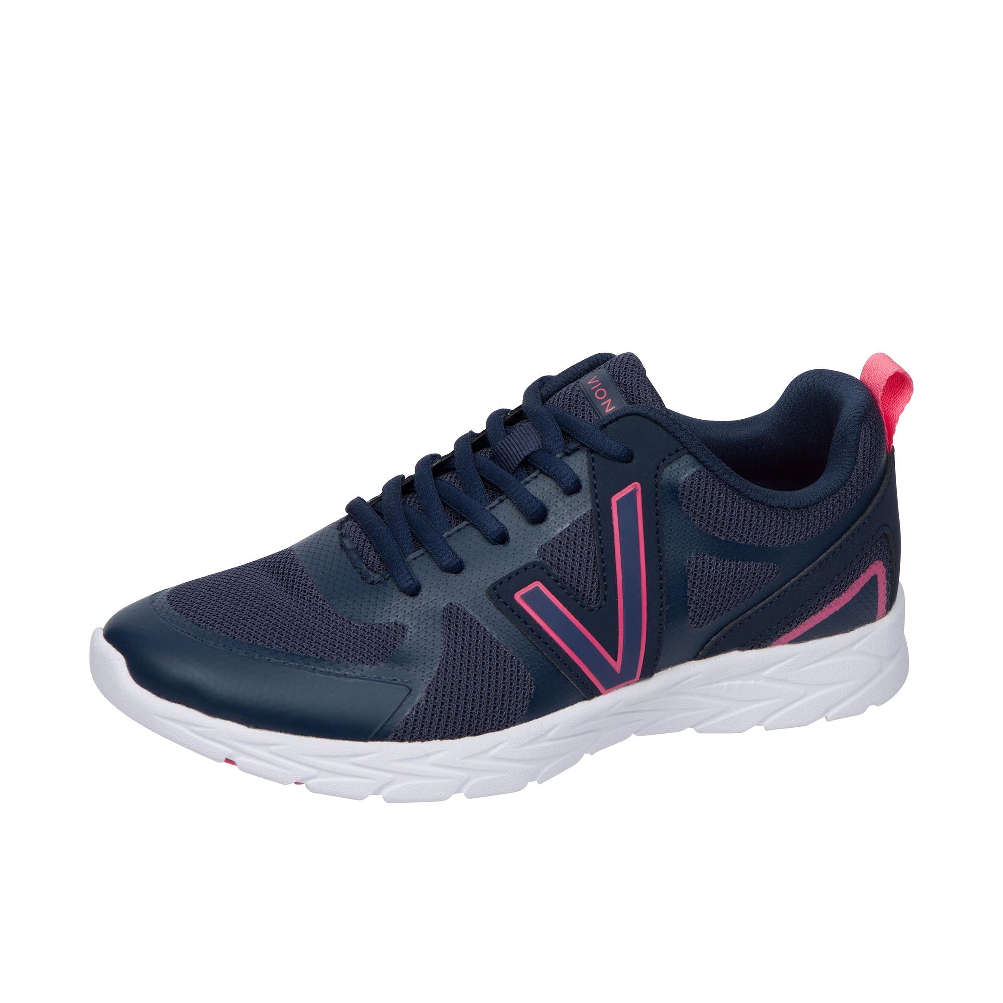 Vionic Women's Navy Pink Sneaker Miles II