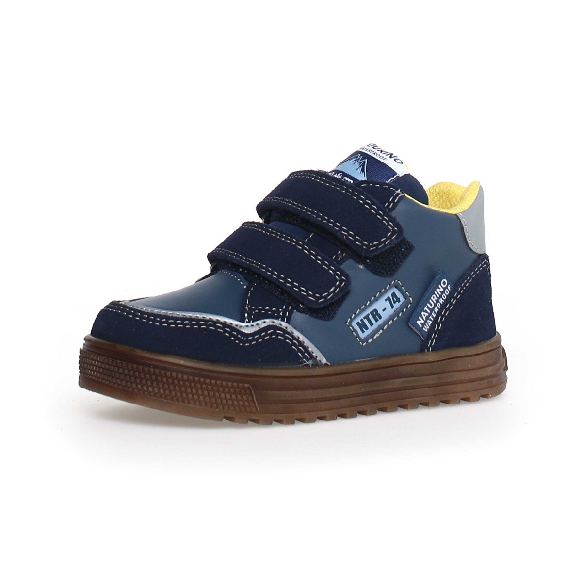 Waterproof Naturino Ariton Navy/Gum Hi Shoes - Sizes 28-32