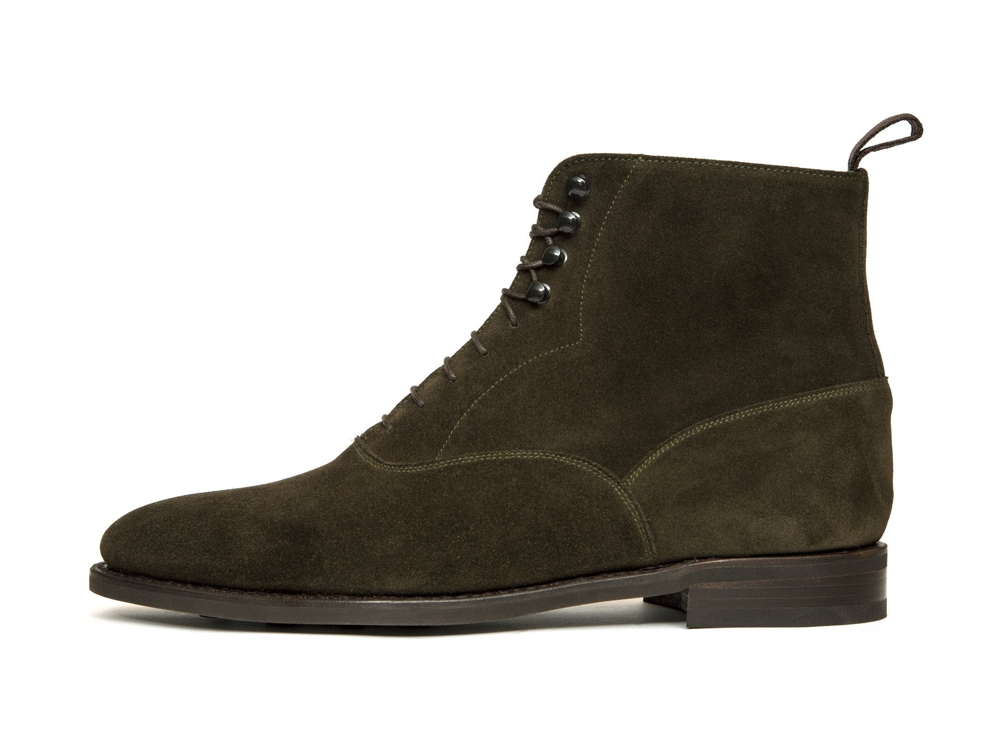 Wedgwood Moss Suede MTO TMG Last Country Rubber Sole - Buy Now