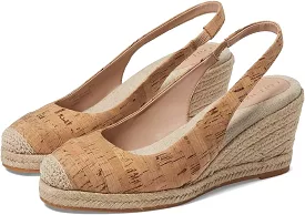 White Cork Wedge Heeled Sandals - Cole Haan