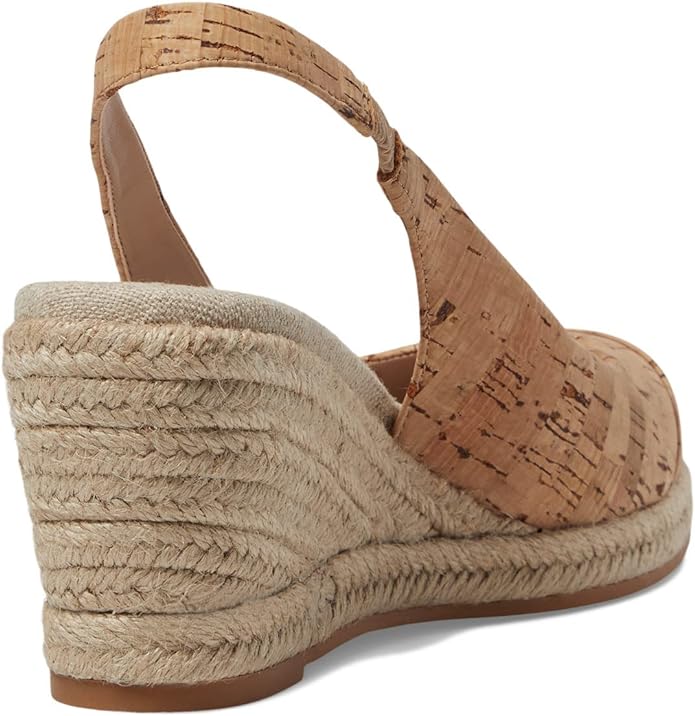 White Cork Wedge Heeled Sandals - Cole Haan