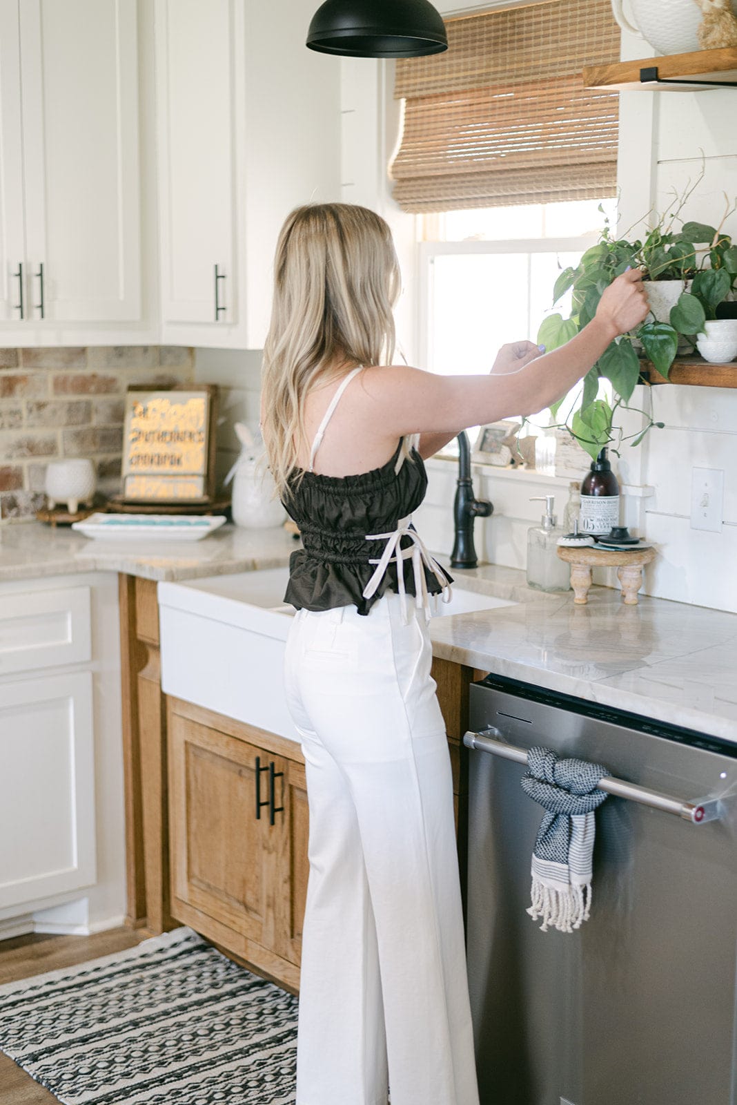 White Flare Pants