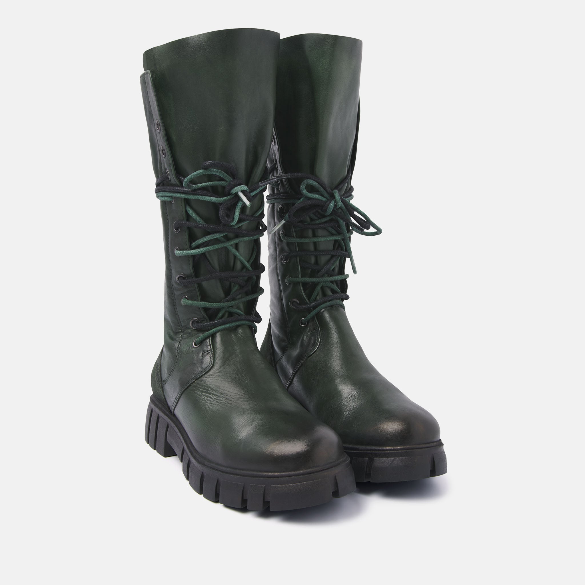 Women's Army Green Boots 74,467